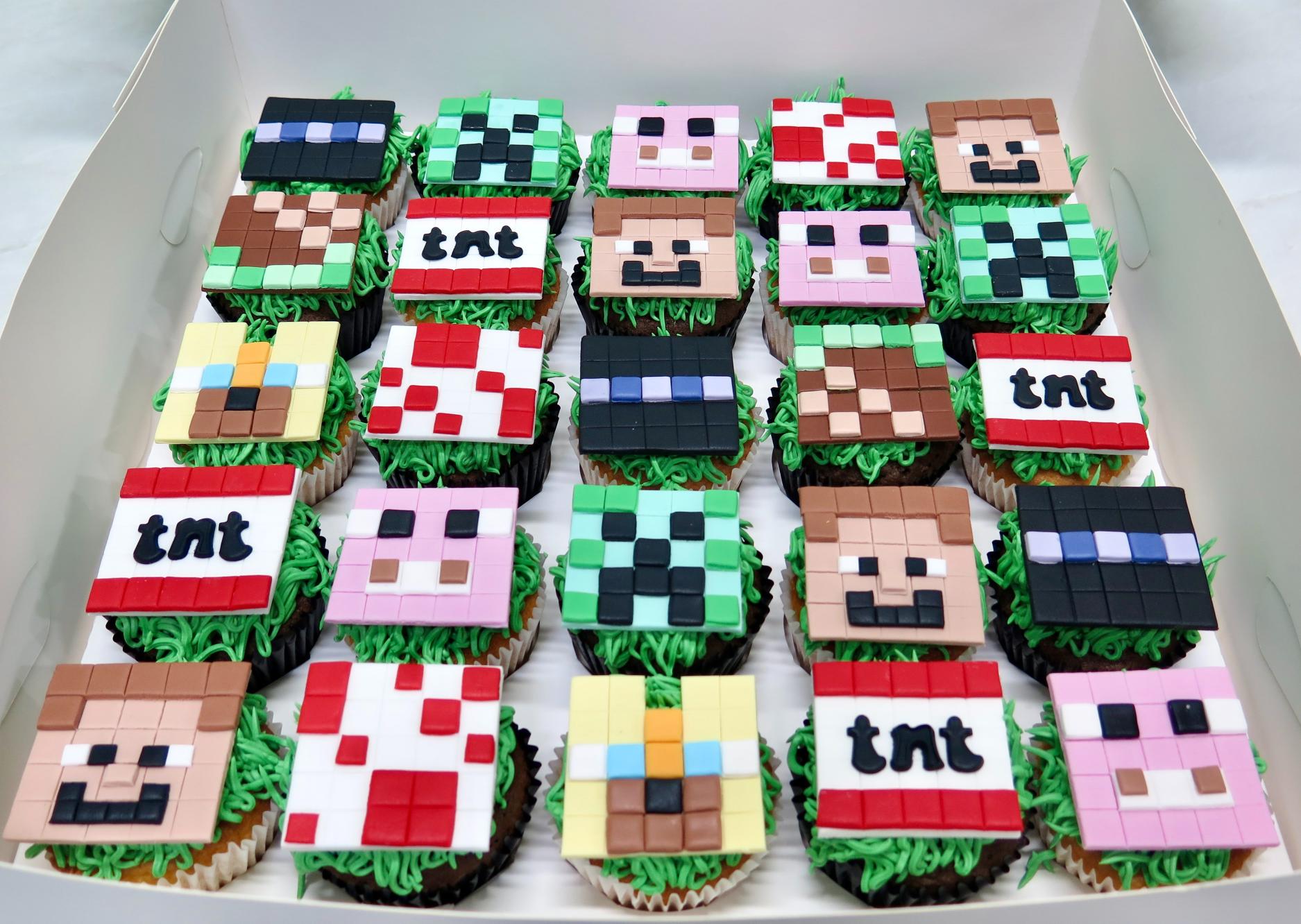 minecraft cupcakes